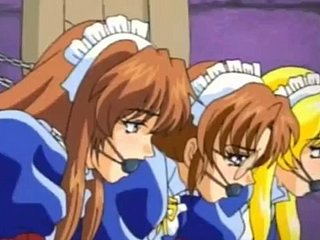 Belles femmes de chambre dans le servitude public - Hentai Anime Sexe