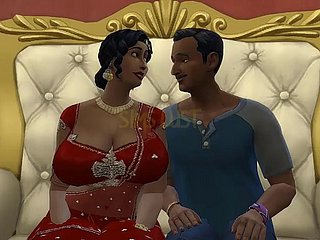 Vol 1 Deel 3 - Desi Saree Aunty Lakshmi werd verleid ingress de geile echtgenoot van haar zus - Wicked Whims