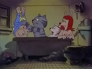 Fritz A difficulty Cat（1972）：浴缸狂欢（第1部分）