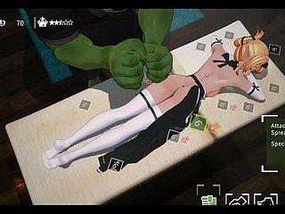 Orc Kneading [3D Hentai game] Ep.1 Oiled Kneading at bottom odd pixie