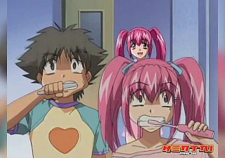 Pros hentai: a pesar de sus mejores esfuerzos para permanecer fieles, Shona se folla a la madrastra de Harue & Dessert