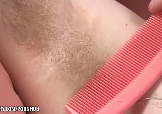 Puristic Teen Cyan Combs Pubes