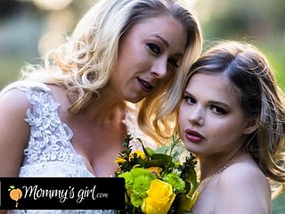 Mommy's Unfocused - Bridesmeisje Katie Morgan knalt eternal haar stiefdochter Coco Lovelock voor haar bruiloft