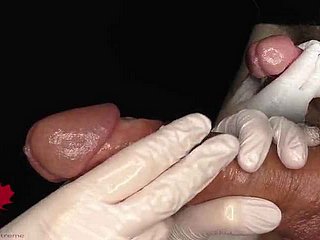 Examen médico de numbed uretra y numbed extracción de una purview de numbed muestra de esperma