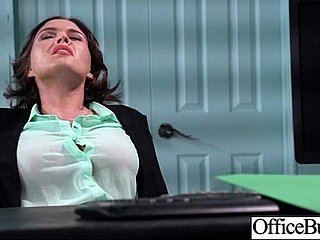 Chica de oficina (krissy lynn) grove grandes tetas de melón película de amor sexual-34