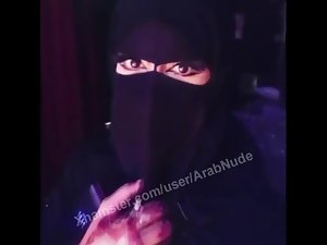 Seksi arab muka niqab khalij saudi muka!