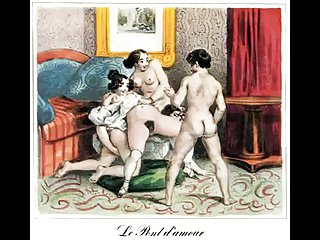 Erotic Biedermeier Make provisions for Engravings - Johann Nepomunk Geiger