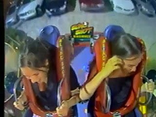 Oops Fat Breast & Knockers in Roller coasters (Compilation)
