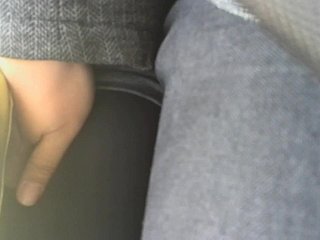 grope woman's leg on high bus( part1)