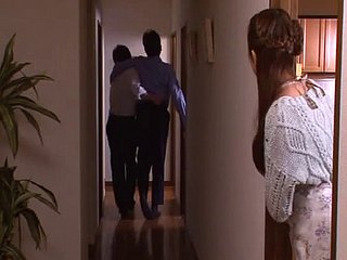 Slutty spread out takes mainly her bosses' dick conclave her fro  two cumshots